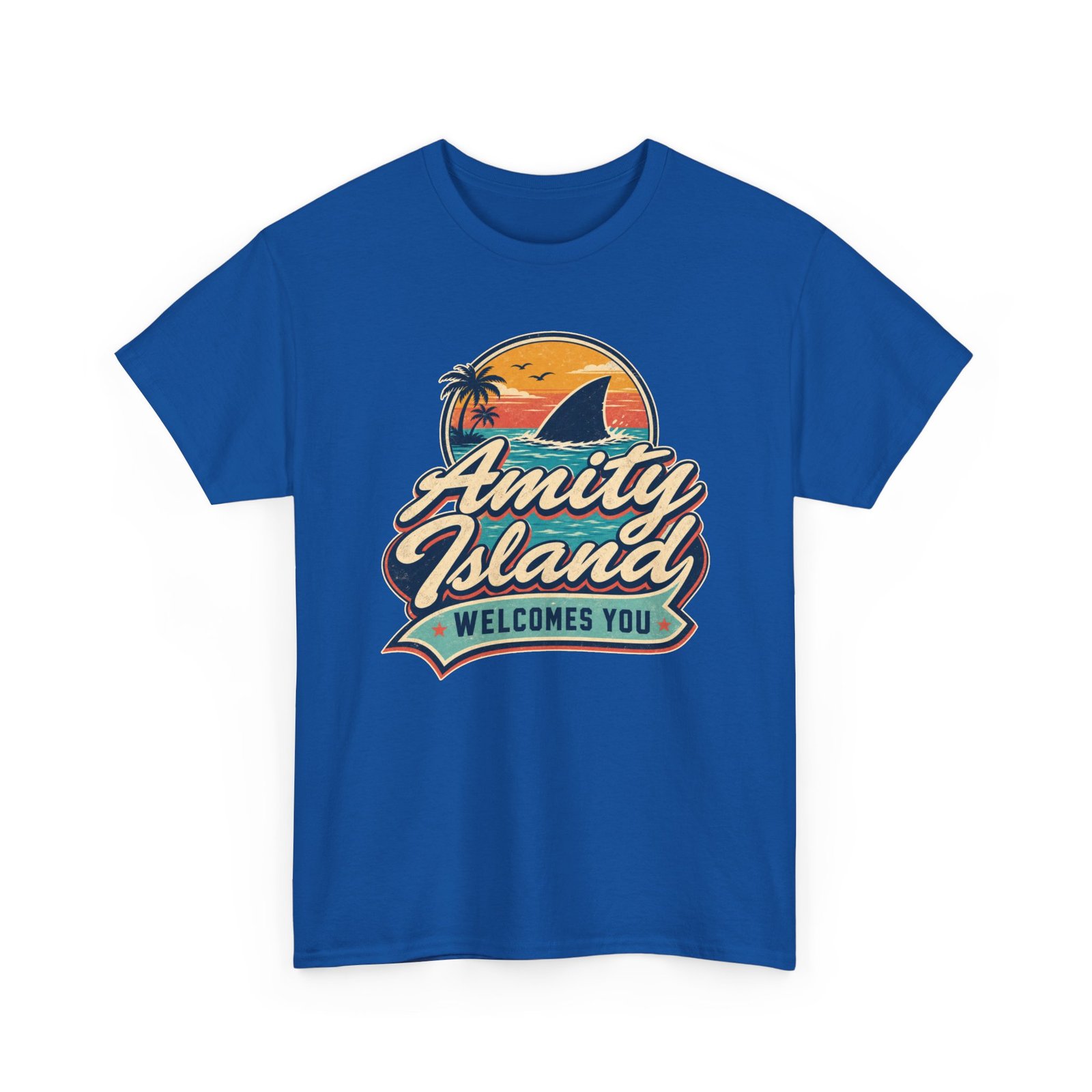 Amity Island Welcomes You – Unisex T-Shirt – Beaches Open, Probably - Image 17