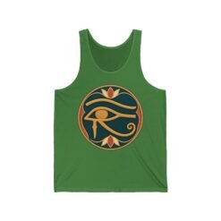 Eye of Horus - Unisex Jersey Tank Top – Ancient Symbol, Modern Comfort - Image 6
