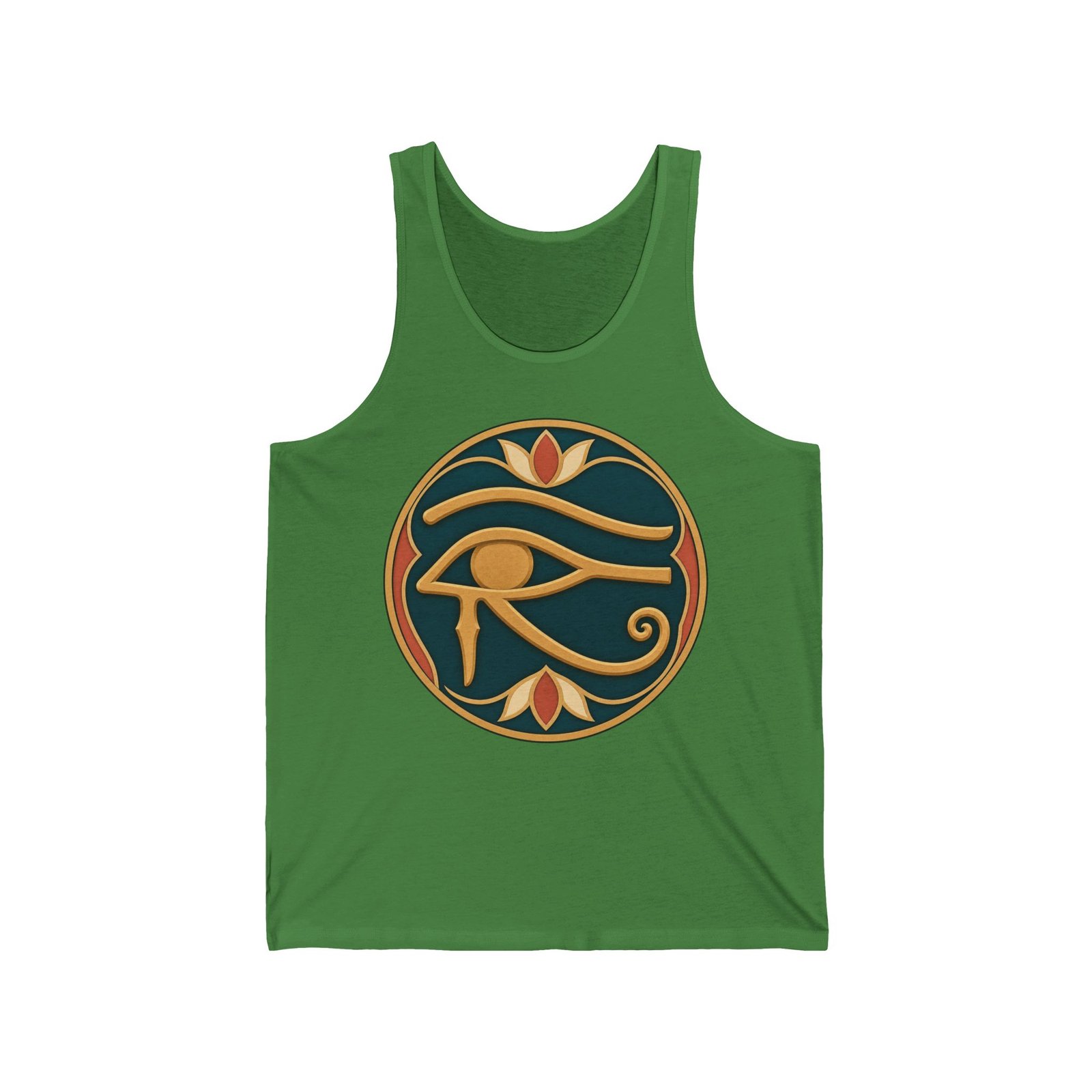 Eye of Horus - Unisex Jersey Tank Top – Ancient Symbol, Modern Comfort - Image 6