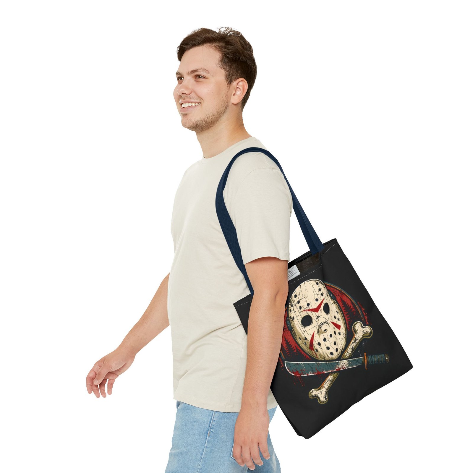 Jason Voorhees Jolly Roger - Tote Bag – Friday the 13th Horror - Image 55