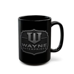 Wayne Enterprises – Black 11oz or 15oz Mug – Gotham’s Finest Fuel Source - Image 7