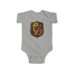 House of Lion – Baby Bodysuit – Tiny Wizard, Brave Heart - Image 5