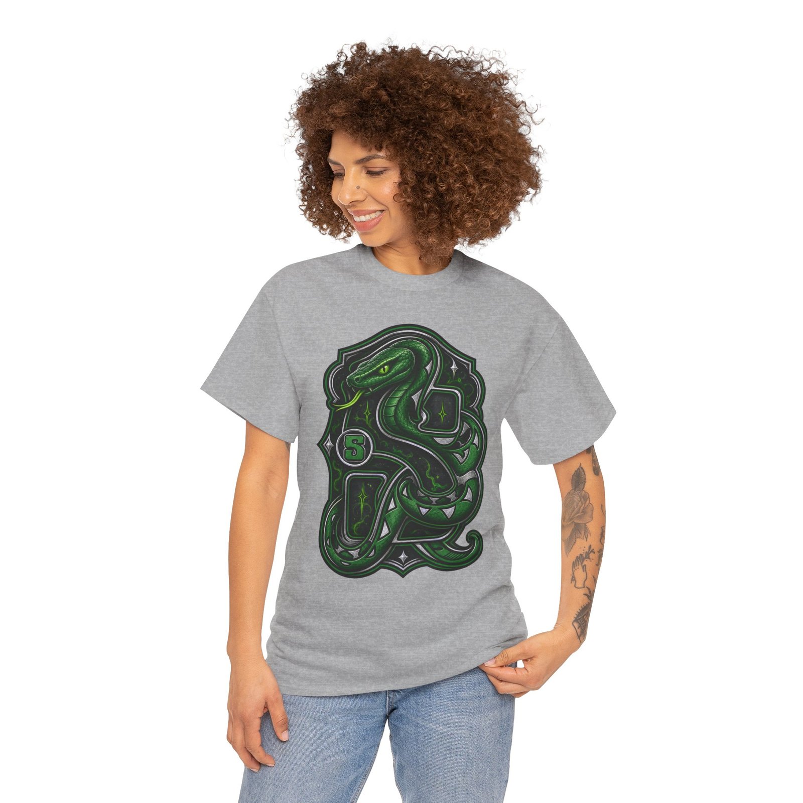 House of Snake – Unisex T-Shirt – Wizarding School Ambition Has a Plan - Image 4