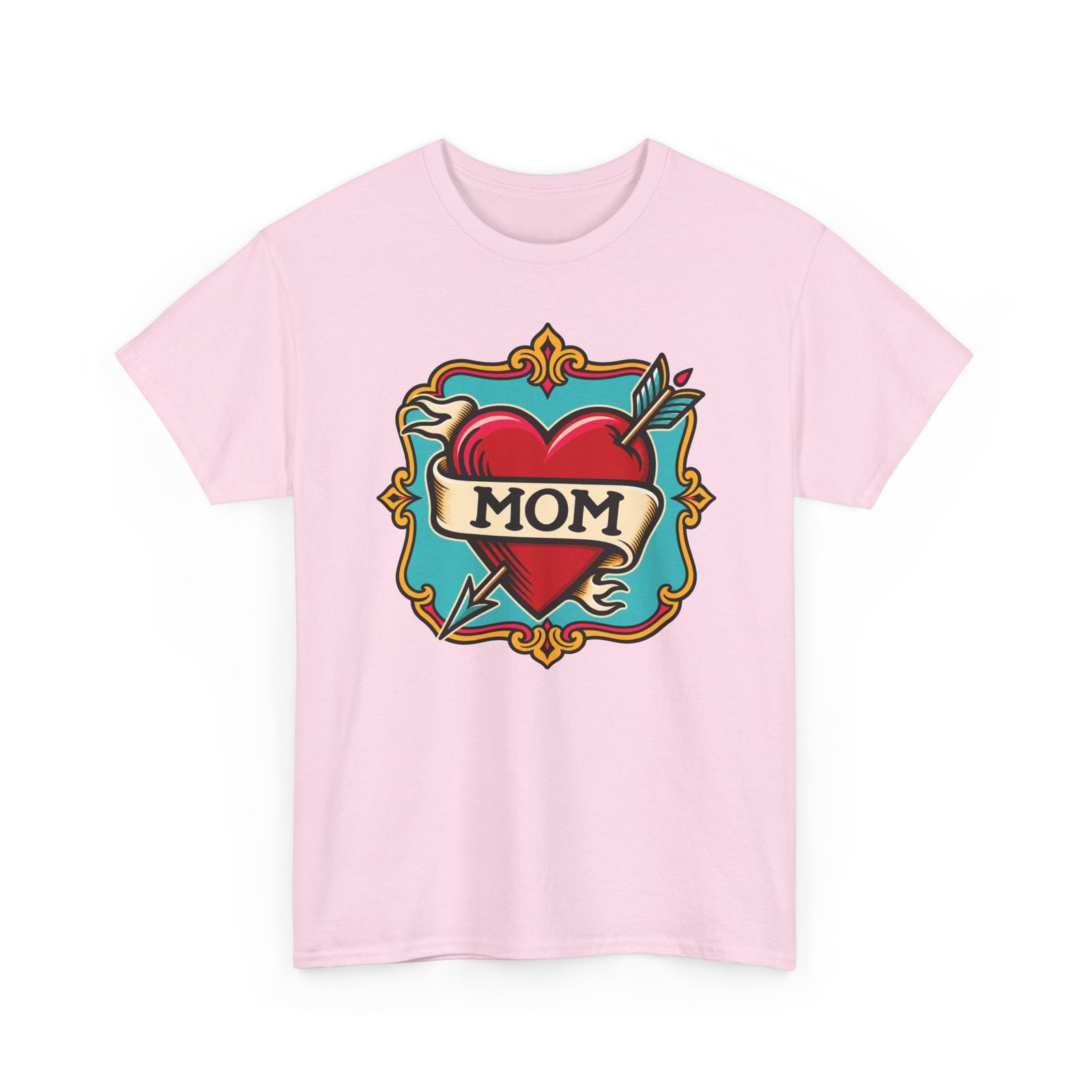 Retro Mom Heart - Unisex T-Shirt – Classic Ink, Eternal Love - Image 19