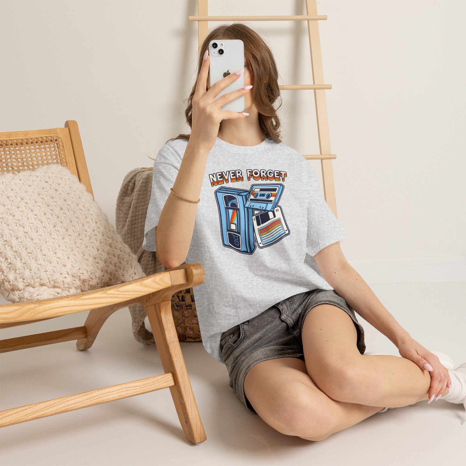 Never Forget – Unisex T-Shirt – Gone But Not Rewound - Image 4