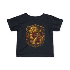 House of Lion – Toddler T-Shirt – Little Wizard, Big Courage - Image 8