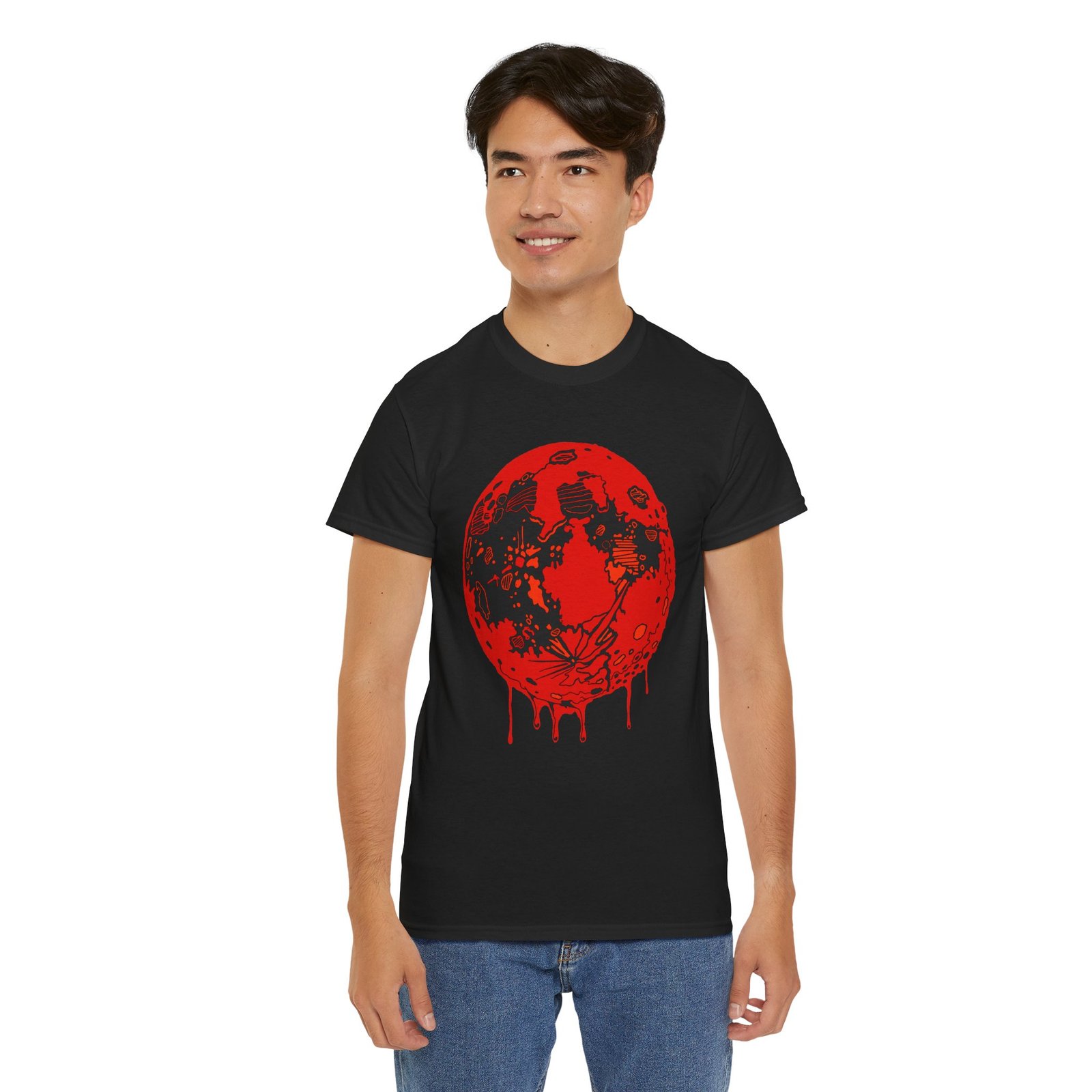 Blood Moon - Unisex – Gothic - Red Lunar Eclipse - Horror Shirt - Image 8
