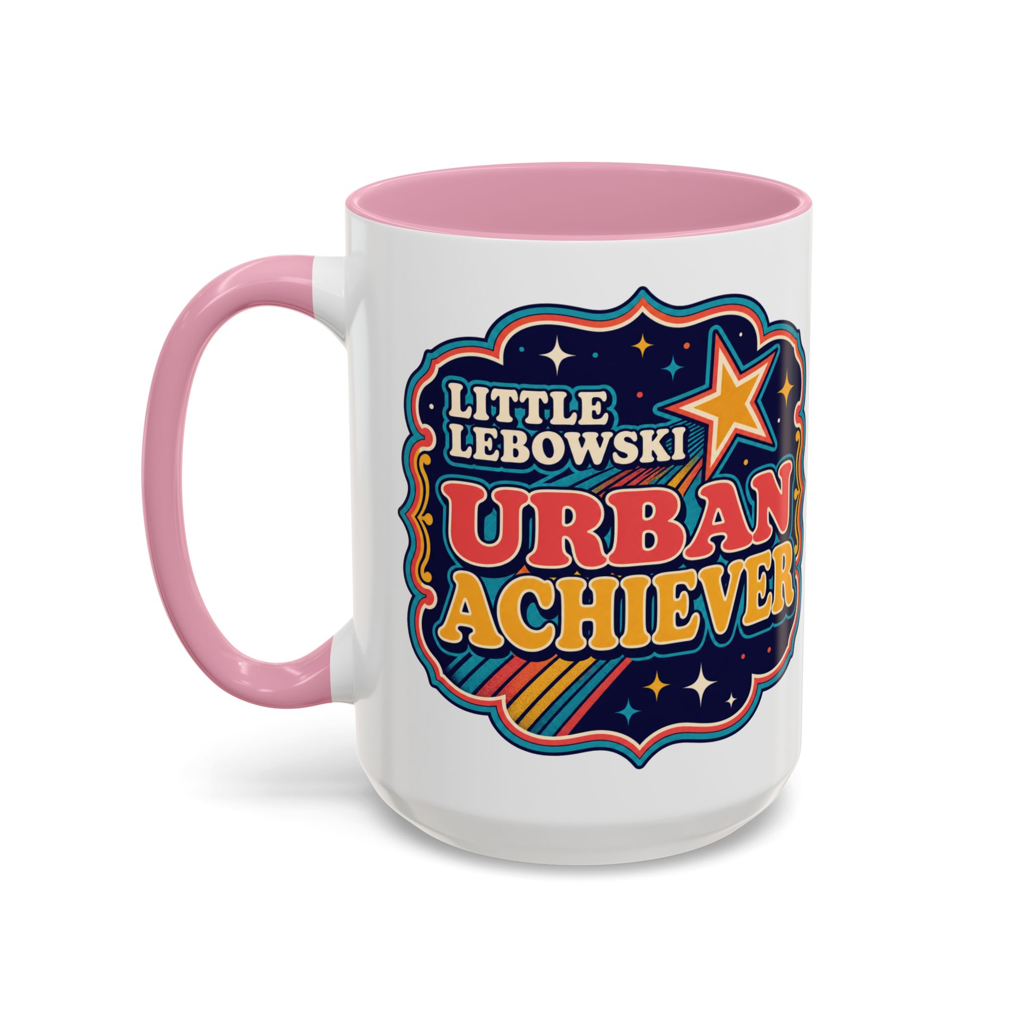 Little Lebowski Urban Achiever – Accent Color Mug – Modest Goals, Strong Coffee - Image 42