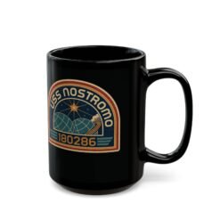 USCSS Nostromo – Black Mug – Crew-Approved Galactic Fuel - Image 3