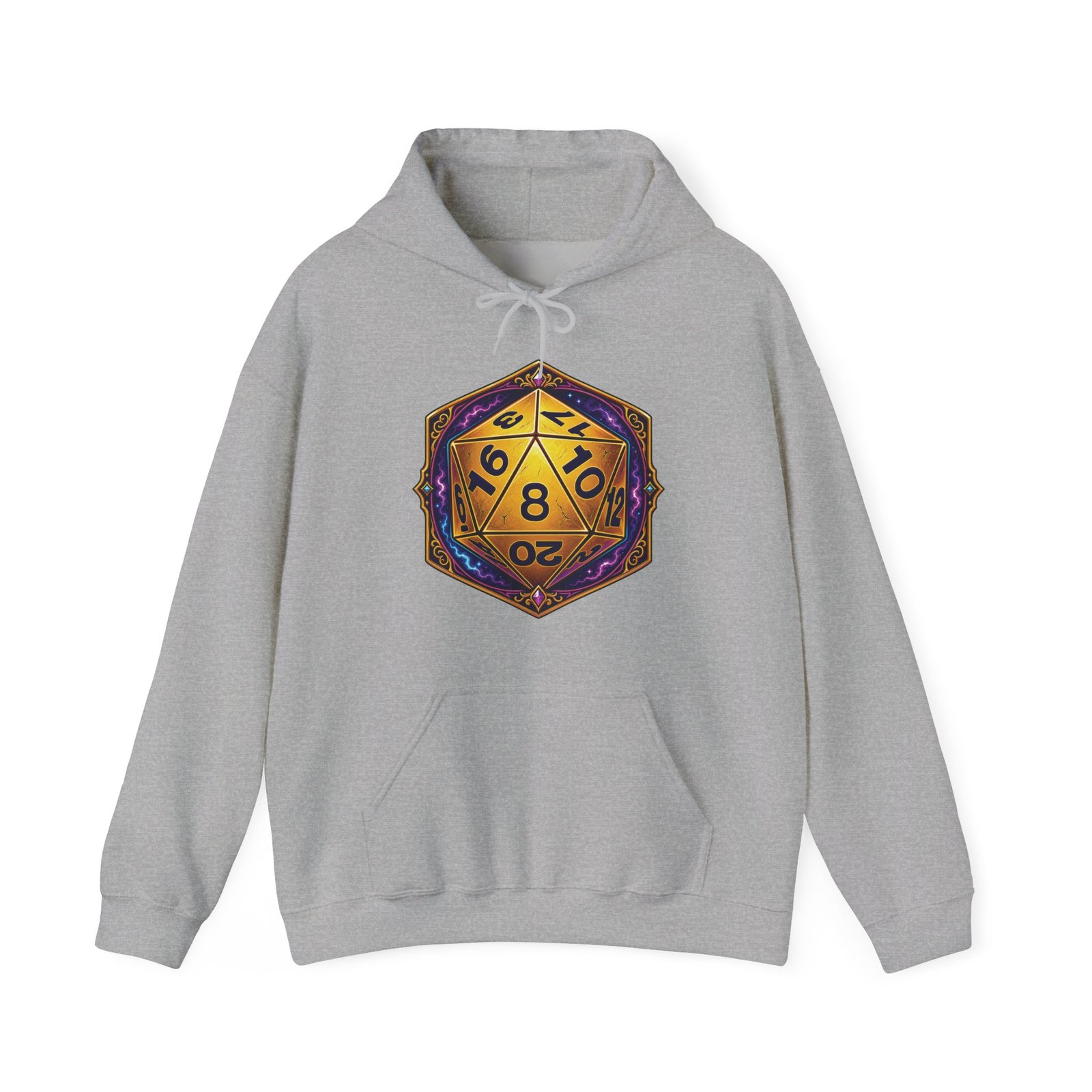 20-Sided Dice – Unisex Hoodie – Roll for Style - Image 18