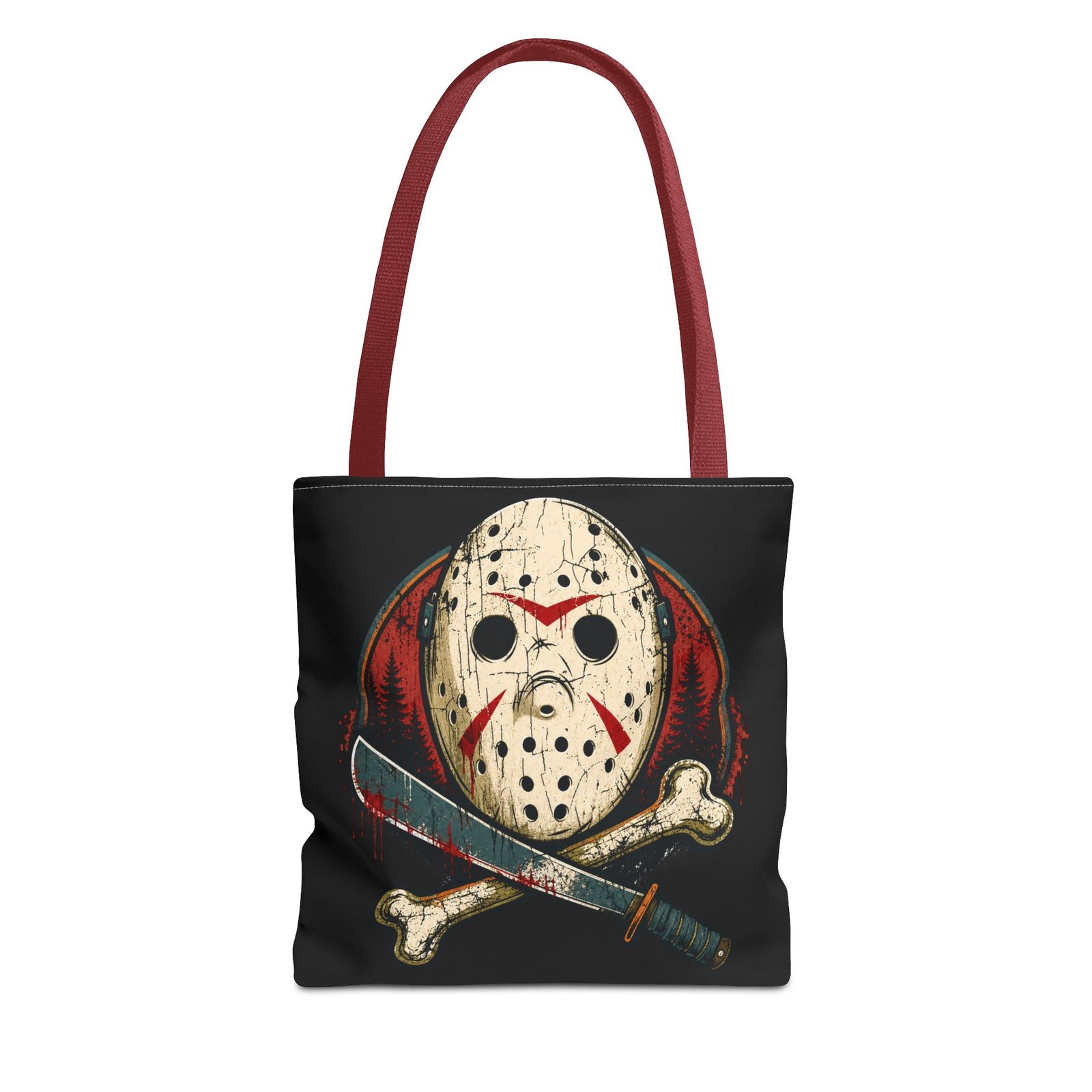 Jason Voorhees Jolly Roger - Tote Bag – Friday the 13th Horror - Image 13