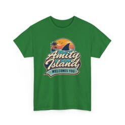 Amity Island Welcomes You – Unisex T-Shirt – Beaches Open, Probably - Image 13