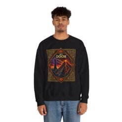 Mount Doom and Eye of Sauron – Unisex Sweatshirt – Dark Middle-earth Style - Image 5