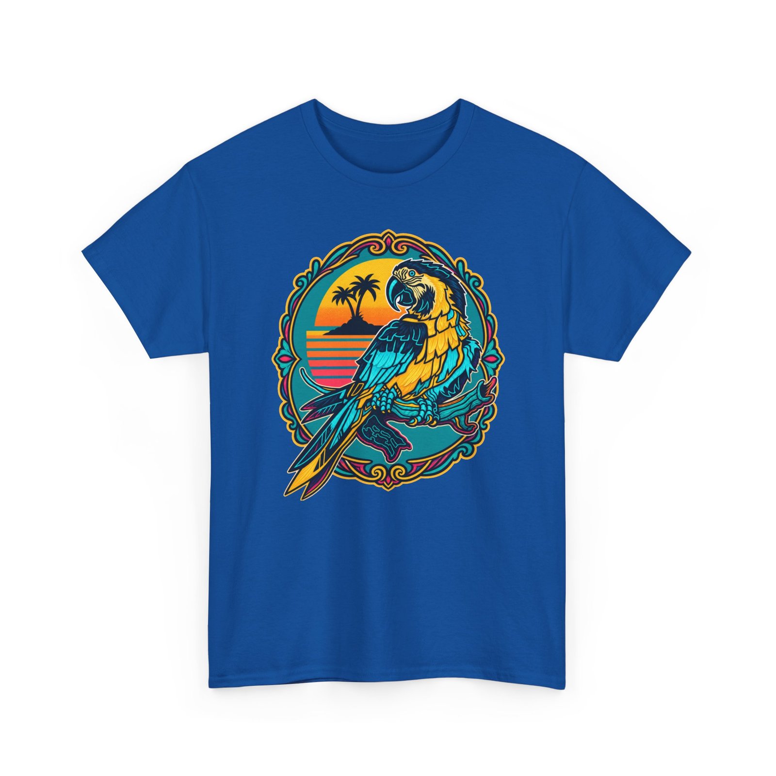 Retro Macaw - Unisex T-Shirt – Paradise Has Feathers - Image 22