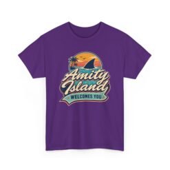 Amity Island Welcomes You – Unisex T-Shirt – Beaches Open, Probably - Image 19