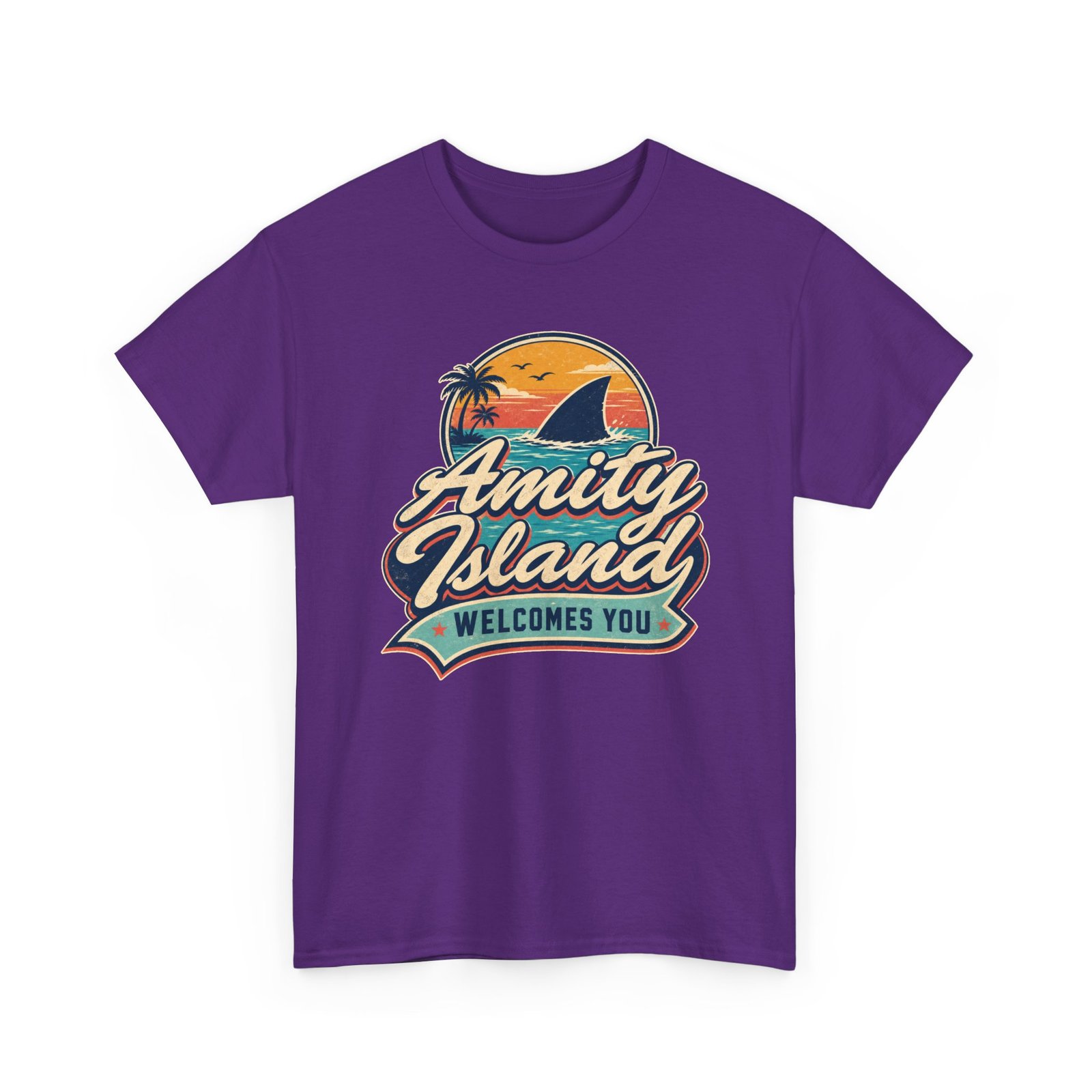 Amity Island Welcomes You – Unisex T-Shirt – Beaches Open, Probably - Image 19