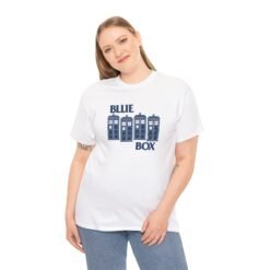 Blue Box – Unisex T-Shirt – Timey-Wimey Punk Rock - Image 13