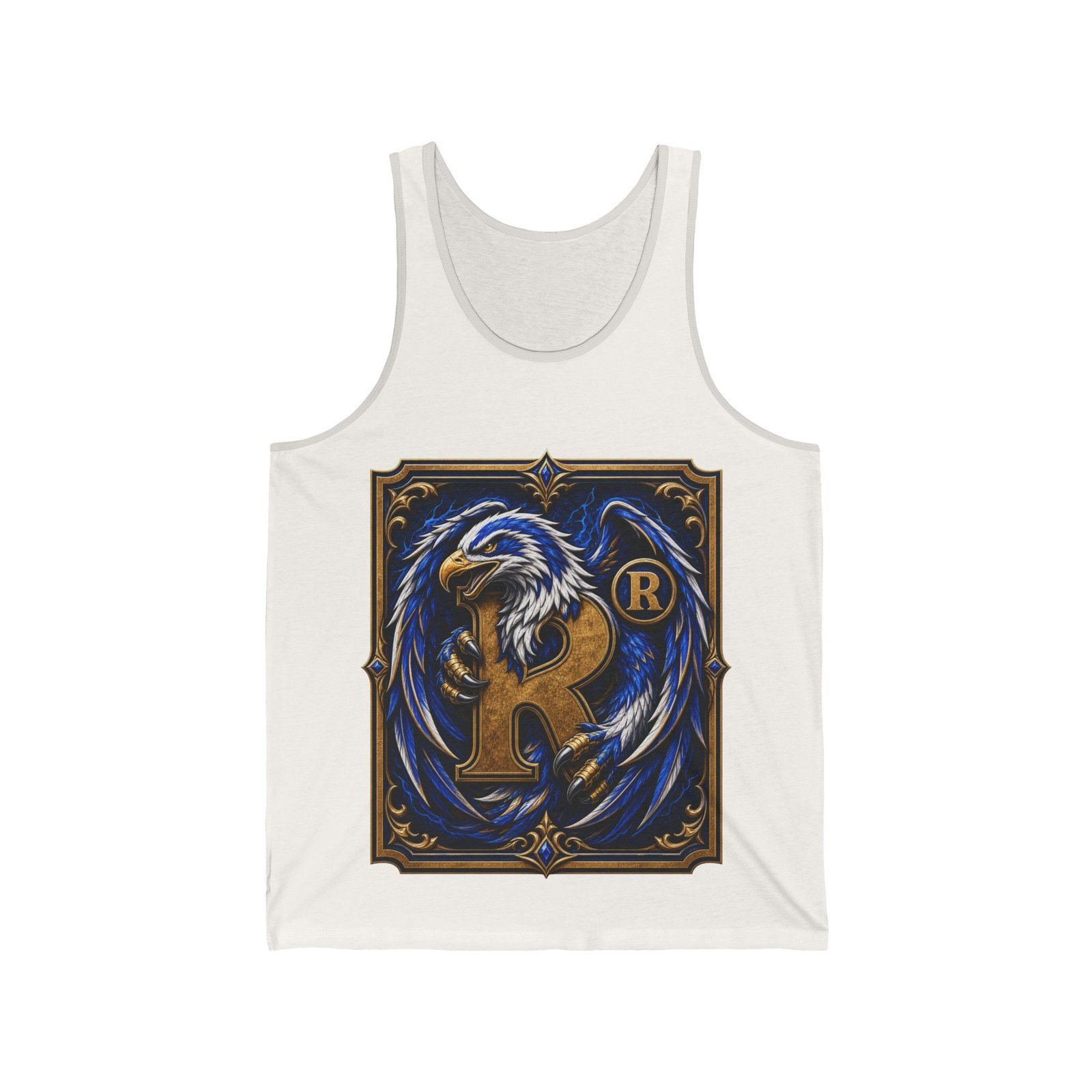 House of Eagle – Unisex Jersey Tank Top – Cool Wizarding School Style for Clever Minds - Image 5