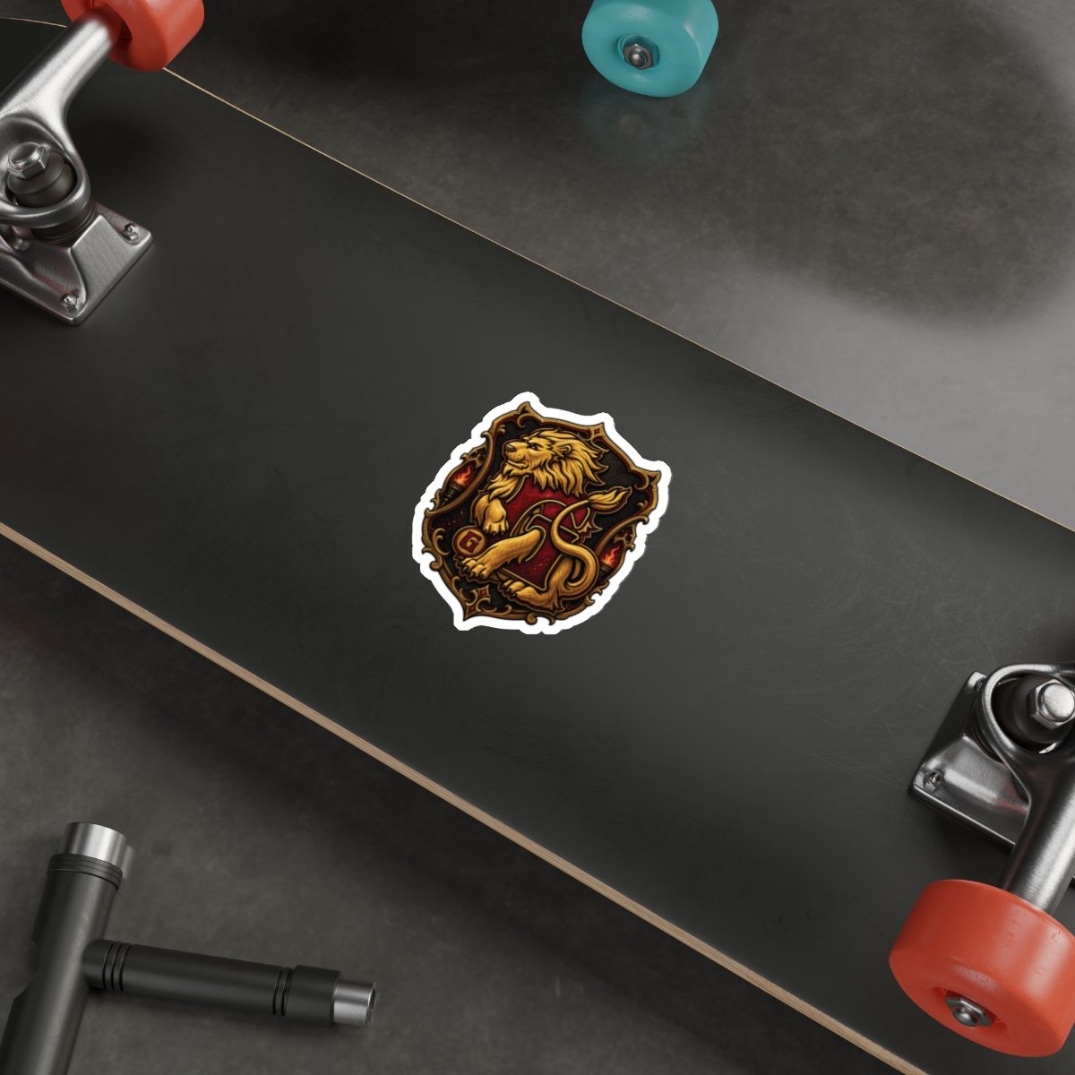 House of Lion – Outdoor Sticker – Wizarding School Courage That Sticks - Image 14