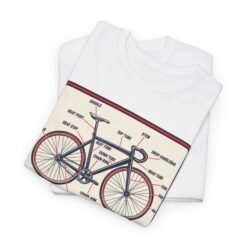 Alternative view of Know Your Bike – Unisex T-Shirt – Two-Wheeled Anatomy Lesson