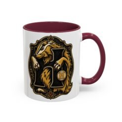 House of Badger – Accent Color Mug – Wizarding School Magic in Every Sip - Image 5