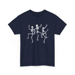 Dancing Skeletons - Unisex T-Shirt – Funny Halloween Skeleton Dance - Image 21