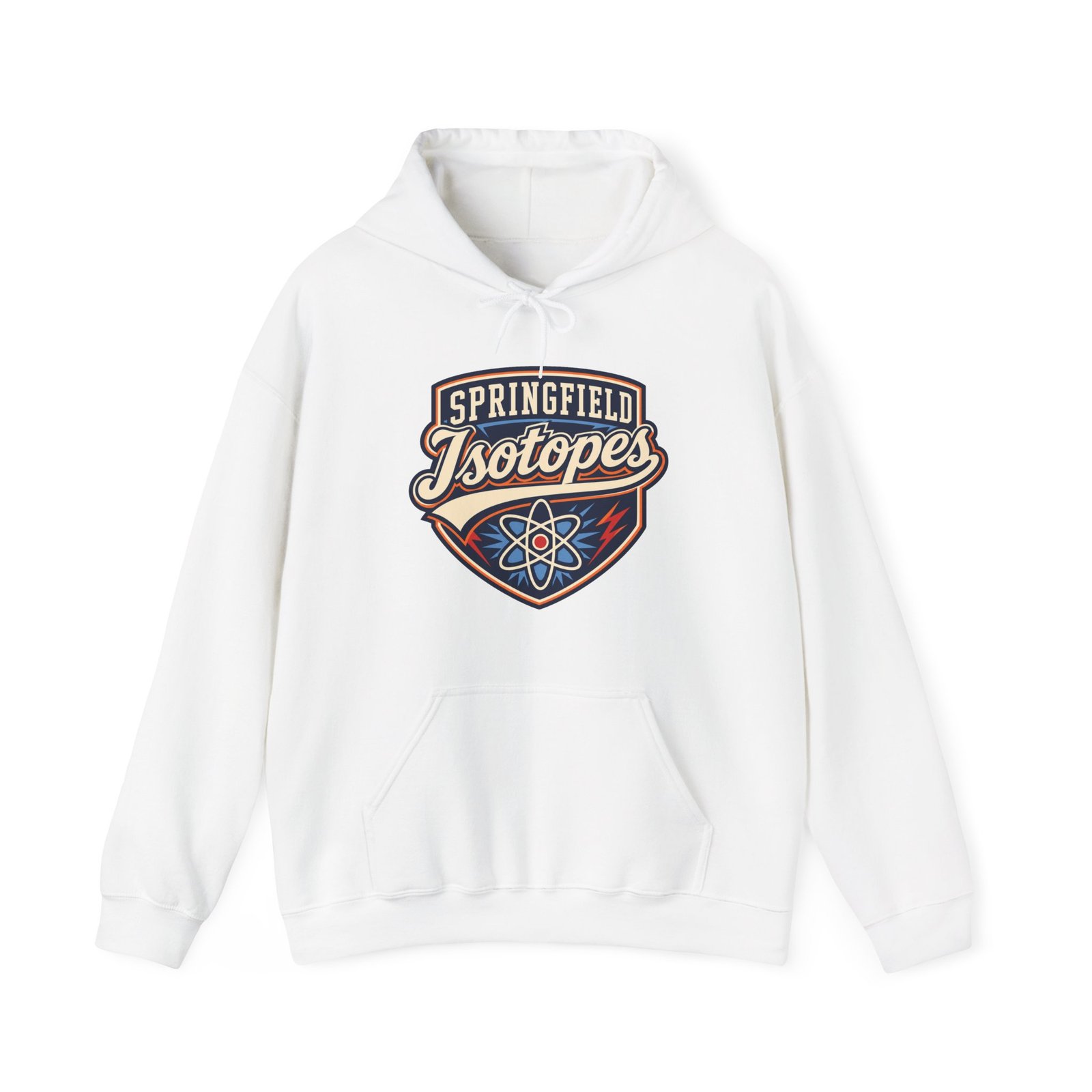Springfield Isotopes – Unisex Hoodie – Cartoon Team, Real Fan Energy