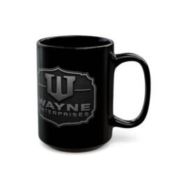 Wayne Enterprises – Black 11oz or 15oz Mug – Gotham’s Finest Fuel Source - Image 5