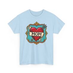 Retro Mom Heart - Unisex T-Shirt – Classic Ink, Eternal Love - Image 16