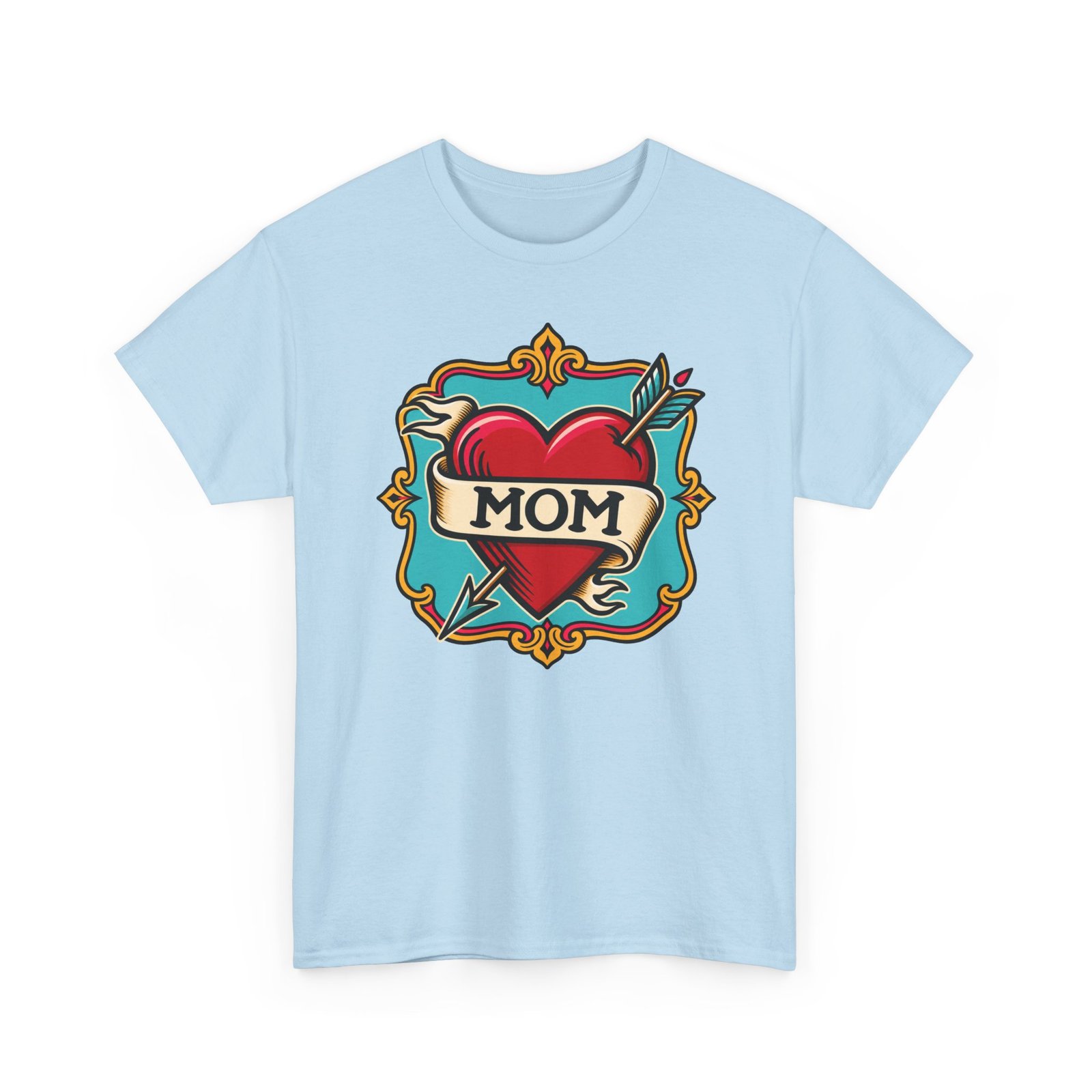 Retro Mom Heart - Unisex T-Shirt – Classic Ink, Eternal Love - Image 16