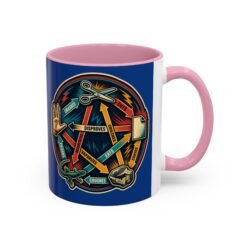 Rock Paper Scissors Lizard LLAP – Color Accent 11oz or 15oz Mug – Sip Long and Prosper - Image 21