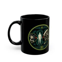 Alternative view of Alien Equation - Black Mug – Fuel Up with Xenomorph Logic