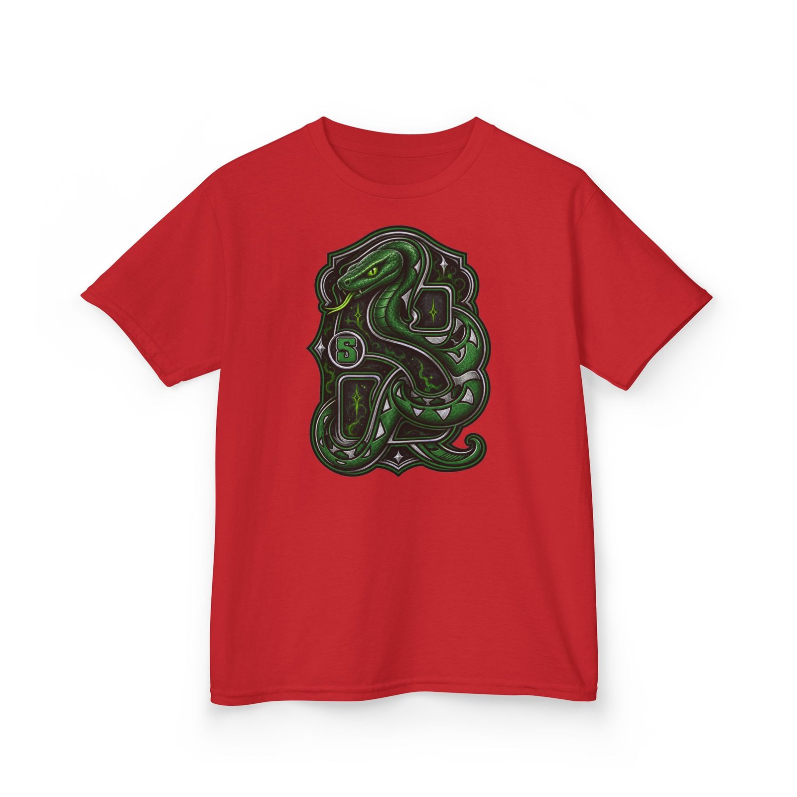House of Snake – Kids T-Shirt – Young Wizards with Clever Plans - Image 18
