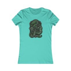 House of Snake – Women’s Cotton T-Shirt – Wizarding School Confidence and Clever Ambition - Image 7