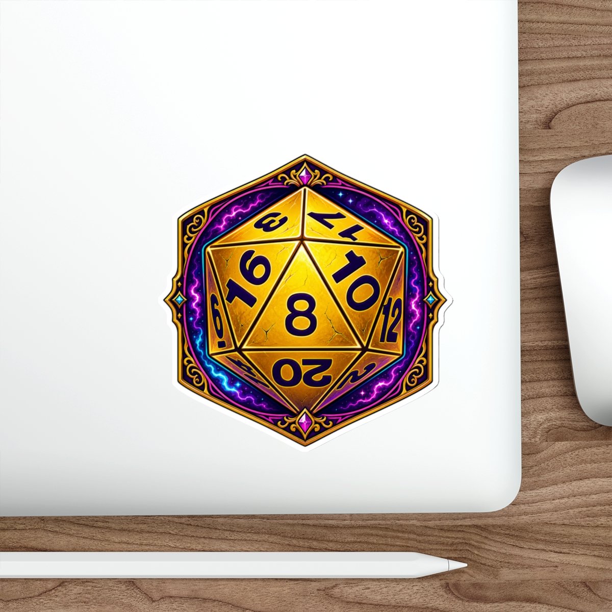 20-Sided Dice – Outdoor Sticker – Roll for Adventure - Image 17