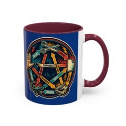 Rock Paper Scissors Lizard LLAP – Color Accent 11oz or 15oz Mug – Sip Long and Prosper - Image 17