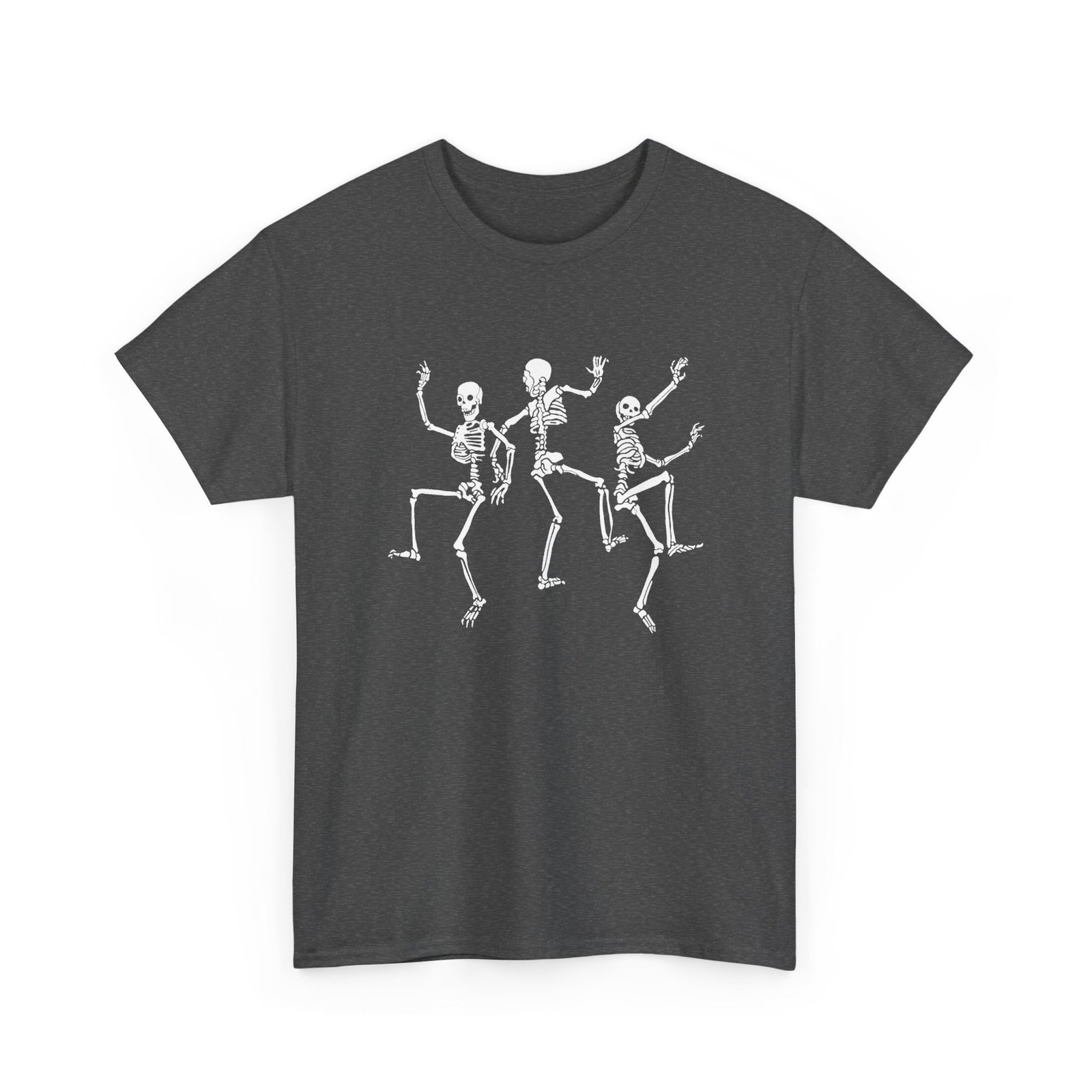 Dancing Skeletons - Unisex T-Shirt – Funny Halloween Skeleton Dance - Image 19