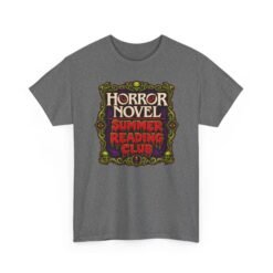 Horror Novel Summer Reading Club – Unisex T-Shirt – Gothic Book Lover - Image 18