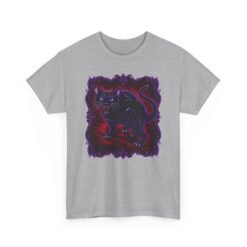 Hissing Black Cat – Unisex T-Shirt – Fierce, Feline and Full of Attitude - Image 26