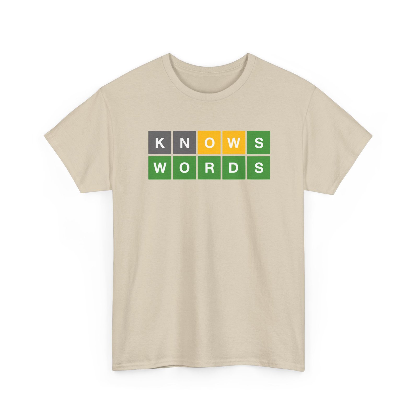 KNOWS WORDS - Unisex T-Shirt – Funny Word Puzzle, Vocabulary and Word Nerd - Image 17