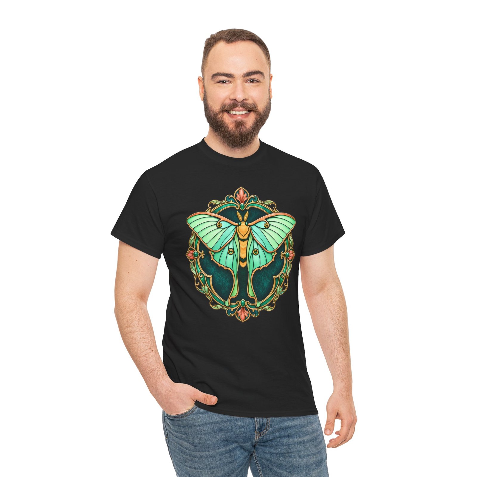 Luna Moth - Unisex T-Shirt – Beauty After Dark - Image 8
