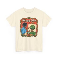 "Happy Tree" Unisex T-Shirt – Peace, Paint, and Positivity - Image 26