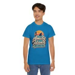 Amity Island Welcomes You – Unisex T-Shirt – Beaches Open, Probably - Image 7