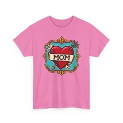 Retro Mom Heart - Unisex T-Shirt – Classic Ink, Eternal Love - Image 20