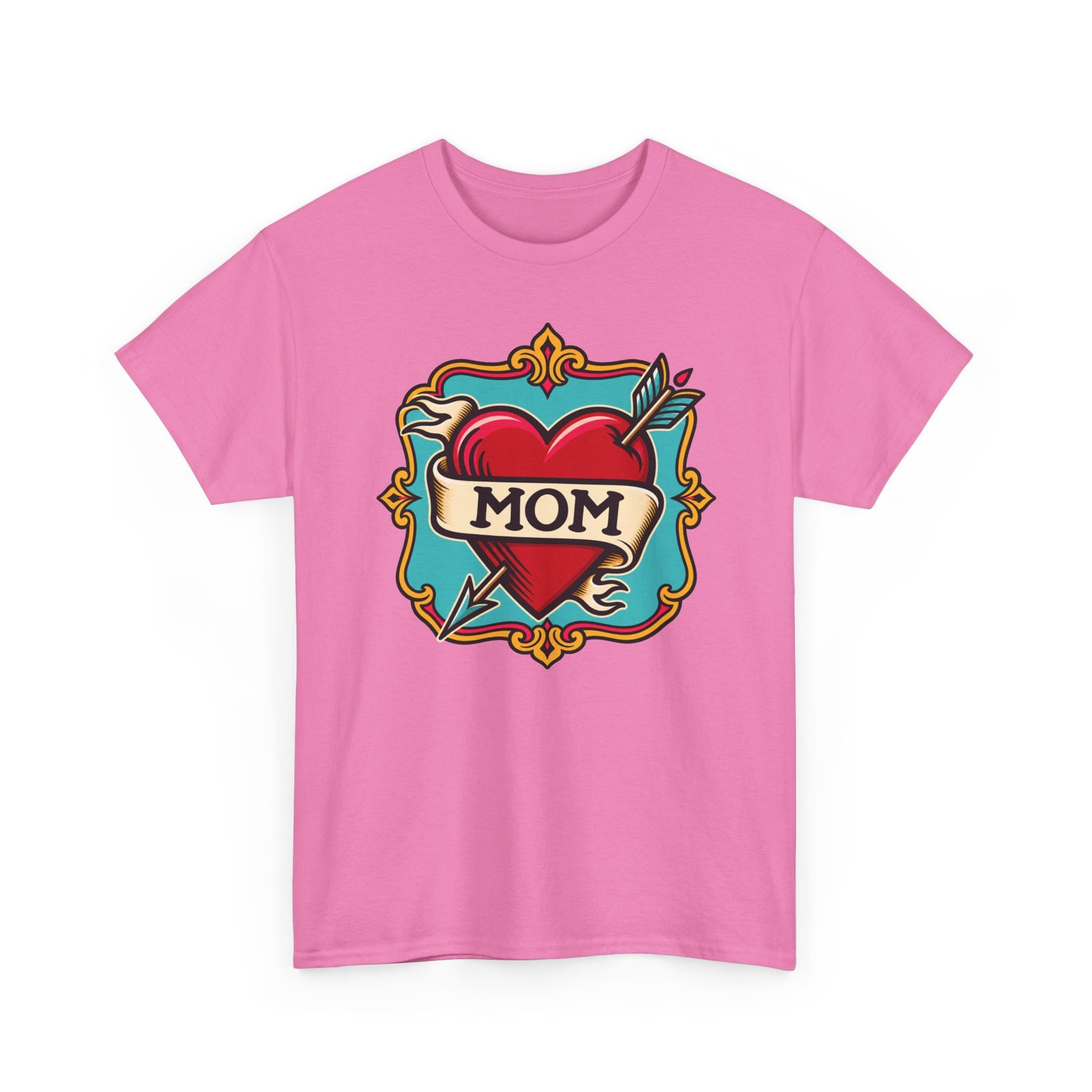 Retro Mom Heart - Unisex T-Shirt – Classic Ink, Eternal Love - Image 20