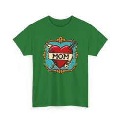 Retro Mom Heart - Unisex T-Shirt – Classic Ink, Eternal Love - Image 14