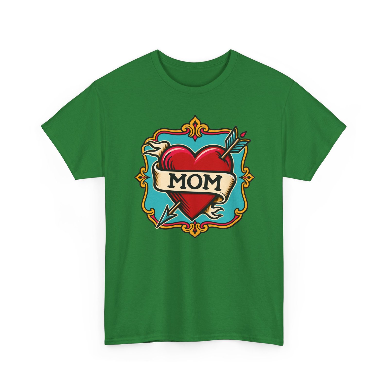 Retro Mom Heart - Unisex T-Shirt – Classic Ink, Eternal Love - Image 14