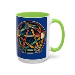 Rock Paper Scissors Lizard LLAP – Color Accent 11oz or 15oz Mug – Sip Long and Prosper - Image 35