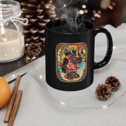 Krampus Island – Black 11oz or 15oz Mug – Naughty Never Looked So Chill - Image 4