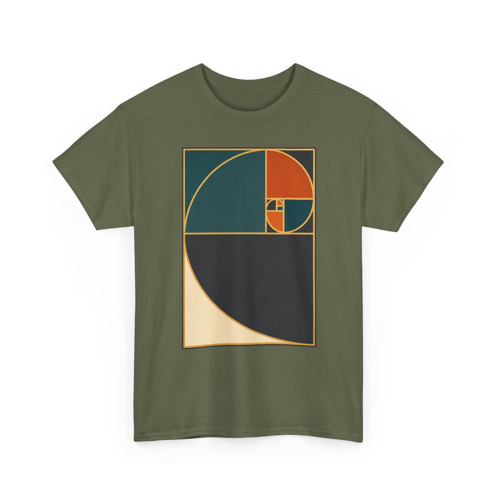 Golden Ratio Spiral – Unisex T-Shirt – Where Mathematics Meets Art - Image 12